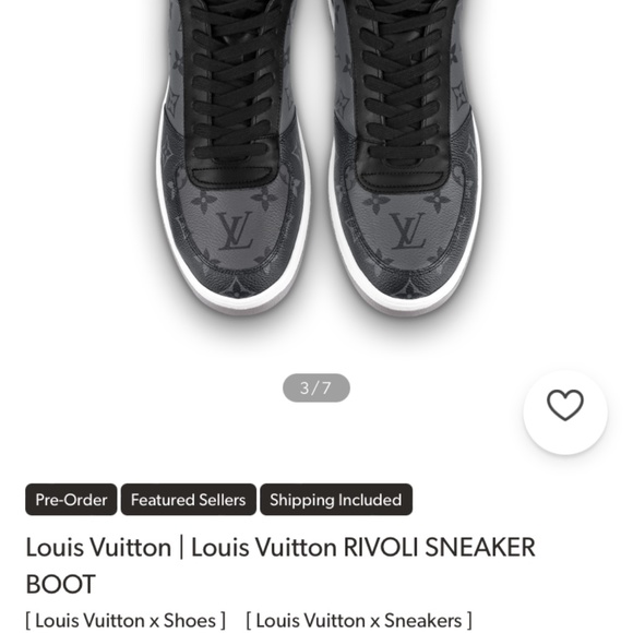 Black L-V Sneakers Preorder